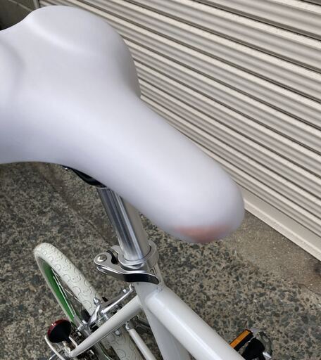 予約済　展示品★未使用　ミニベロ　20インチ　シマノ6段ギア　グリーンリム 予約済 展示品☆未使用 ミニベロ 20インチ シマノ6段ギア グリーンリム