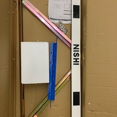 【未使用品】2本セットNISHIトレーニングハードルIII T7003D ・NISHI フレキハードル一般 高校用 NT7001E ブル