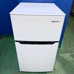 ハイセンス　冷凍冷蔵庫93L 2021年製 Hisense ハイセンス 2ドア 一人暮らし 冷蔵庫 93L 2021年製