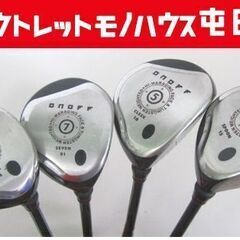 ONOFF オノフ フェアウェイウッド4本セット 3W 5W 7...