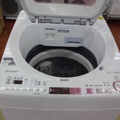 ID 322783　洗濯機シャープ　8K　２０１７年製　ES-TX8A ID 322783 洗濯機シャープ 8K 2017年製 ES-TX8A