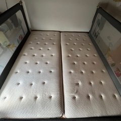 　IKEA シングルベッド2台　キングサイズ