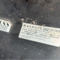 17インチタイヤ、セット純正アルミホイール付き