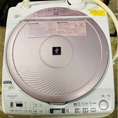 超お得☆シャープ　洗濯乾燥機　ES-TX820 ピンク