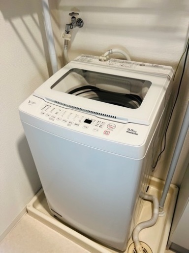 YAMADASELECT 洗濯機 9kg ホワイト