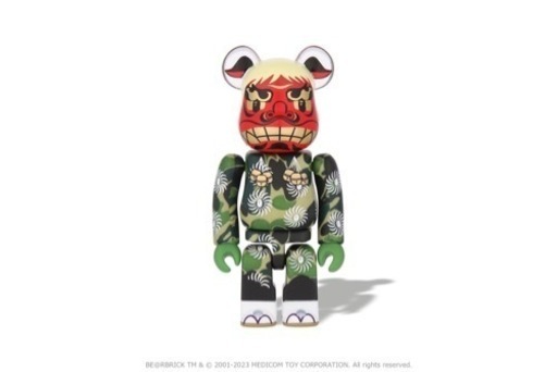 【限定品】2023年版 獅子舞 エイプ × ベアブリック BAPE BE@RBRICKの画像