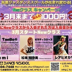 3月末までNewクラス1000円キャンペーン！