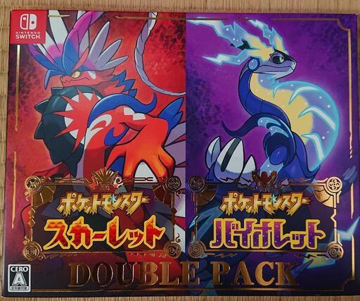 【新品未使用】Nintendo Switch用ソフト「ポケットモンスター スカーレット/バイオレット ダブルパック」