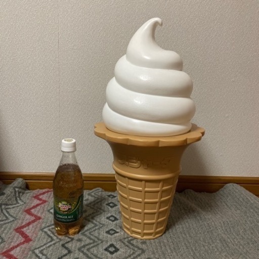お取引中ですソフトクリームのオブジェ、看板　非売品