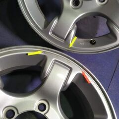 ジムニー【点検 OK】ジムニー純正 スズキ【富山】スズキ純正 JA ジムニー JB23 JB純正 アルミ PCD139.7 中古4本 16インチ