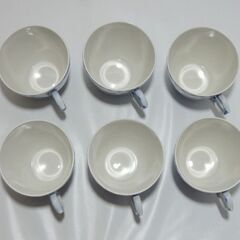 Royal Copenhagen☆ロイヤル コペンハーゲン ブルーフルーテッド フルレース カップ＆ソーサー デミタスカップ 6客