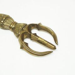 【苫小牧バナナ】希少 阿含宗 お守り 魔除け 障害打破 金剛三鈷杵 現品限り 箱付♪