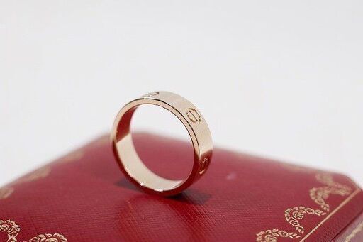 苫小牧バナナ】◇USED◇Cartier/カルティエ LOVEリング #60 20号 Au750