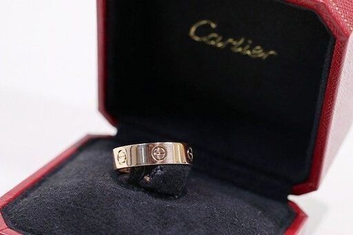 苫小牧バナナ】◇USED◇Cartier/カルティエ LOVEリング #60 20号 Au750