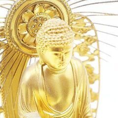 苫小牧バナナ】中古保管品 希少 仏像 釈迦如来立像 真鍮製 本体のみ