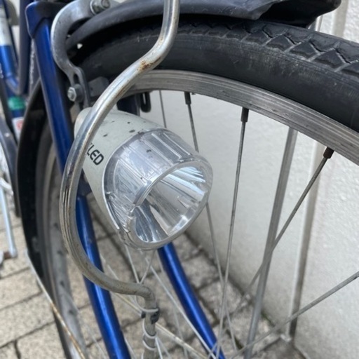 街乗り用自転車 27インチ 身長155-180cm程度 オートライト付