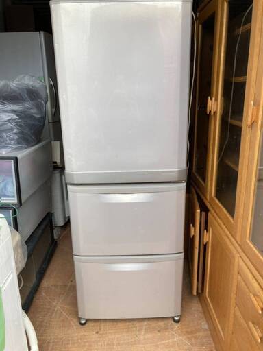MITSUBISHI 三菱 MR-33M 330L ノンフロン チルド室 冷凍冷蔵庫 3ドア冷蔵庫