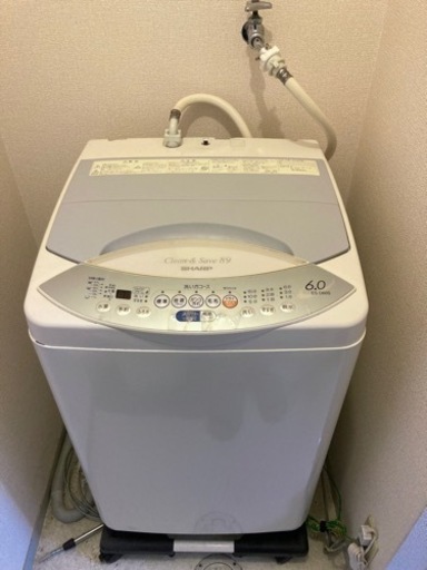 SHARP 全自動電気洗濯機(家庭用) 6.0kg 2002年製