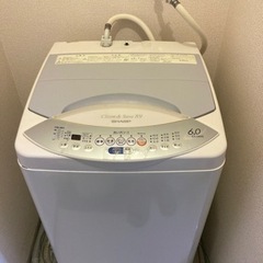 SHARP 全自動電気洗濯機(家庭用) 6.0kg 2002年製