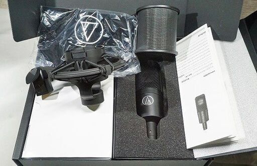 【苫小牧バナナ】極美品☆audio-technica/オーディオテクニカ AT4040 コンデンサーマイク 付属充実♪