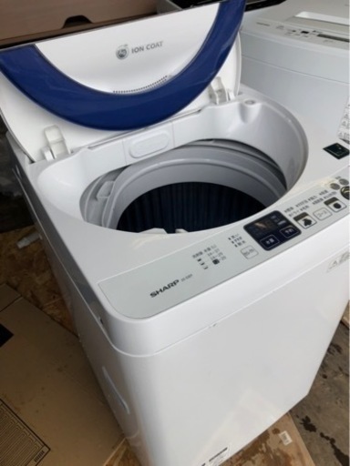 配送可能　シャープ ５．５ｋｇ全自動洗濯機 ES-55E9-KB