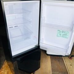 配送可能　三菱電機 MITSUBISHI ELECTRIC MR-P15Z-B [冷蔵庫 （146L 右開き） 2ドア サファイアブラック] 