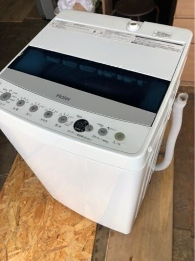 配送可能　2019年式　ハイアール Haier JW-C45D [全自動洗濯機 4.5kg ホワイト]