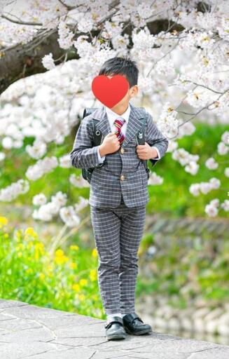 入学式に！オシャレ子供スーツ！フォーマル6点セット