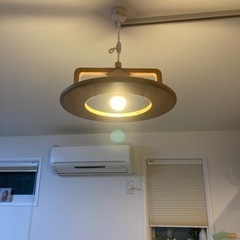 ナチュラルウッドの照明器具