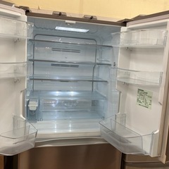 ?お買い得?TOSHIBA 481L フレンチドア冷蔵庫 2014年製VEGETA GR-G48FX 東芝 ベジータ 6848