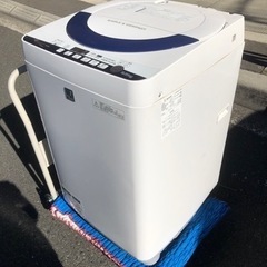 SHARP シャープ 全自動電気洗濯機 5.5kg ES-G5E...