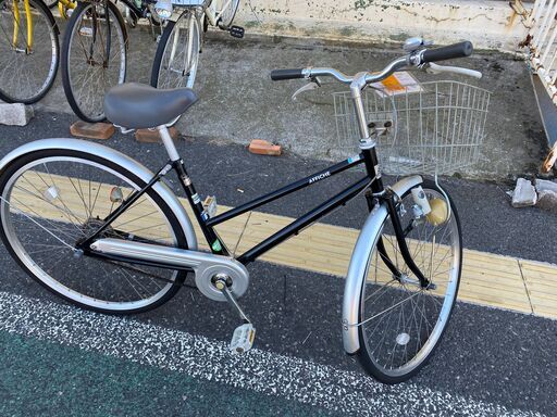 札幌市内配達無料！防犯登録料込み。中古26インチ ブリジストン製水色