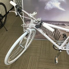 【ペイペイが使えるお店✨新品❗️未使用❗️ホワイト❗️メーカー1年保証❗️取扱説明書付き❗️✨】21TECHNOLOGY/21テクノロジー 700Cロードバイク