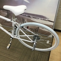 【ペイペイが使えるお店✨新品❗️未使用❗️ホワイト❗️メーカー1年保証❗️取扱説明書付き❗️✨】21TECHNOLOGY/21テクノロジー 700Cロードバイク