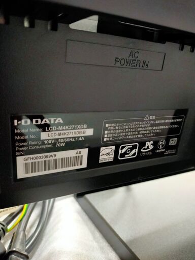 I・O 　DATA　4K対応液晶ディスプレイ　NO480