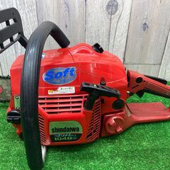 中古品】△新ダイワ エンジンチェーンソー E1048S 450mm△N