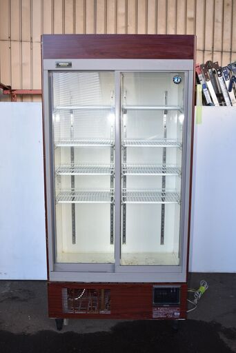 【八直終了6/10】≪y555≫動OK ホシザキ 業務用 リーチイン 冷蔵ショーケース/冷蔵庫 RSC-90DT-B 2016年製 飲食店/店舗 50211-04