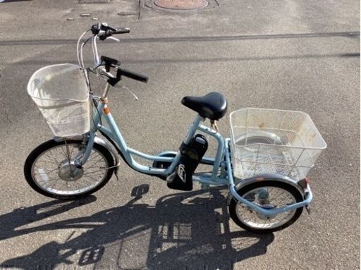 アシ楽チャーリー 三輪自転車 電動アシスト MG-TRM20EB リサイクル