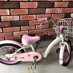 子供用自転車　多分16インチ　ピンク　差し上げます