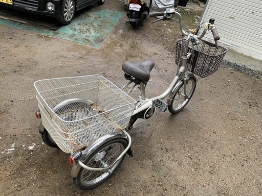 受渡完了※【Panasonic】ビビライフ 電動アシスト三輪車 BE-ELR832T