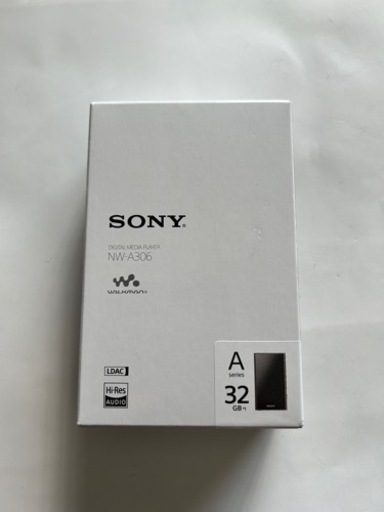 『SONY WALKMAN (ウォークマン) NW-A306B(ブラック)32GB/ソフトケース CKS-NWA300LCWW/メモリカードminiSDサンディスク256GB/画面保護フイルム貼付済みセット(ほぼ新品)』