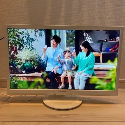 SHARP 24V型液晶テレビ TV AQUOS LC-24P5-W ホワイト