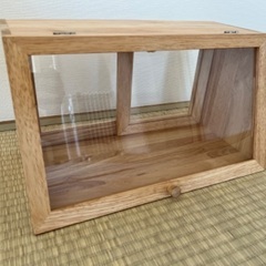 木製ディスプレイケース/キッチン収納