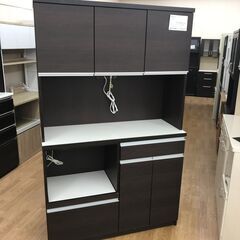 ★ジモティ割あり★ 土井インテリヤ工業 食器棚 ダークブラウン H190×W116×D45 クリーニング済み KJ1483 ☆ジモティ割あり☆ 土井インテリヤ工業 食器棚 ダークブラウン H190×W116×