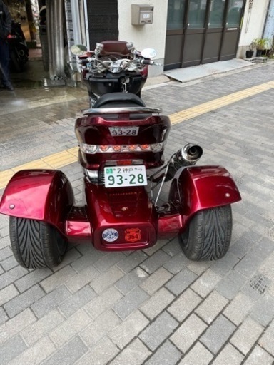 ヤマハ マジェスティCトライクカスタム 国産 大人カスタム ワインレッド