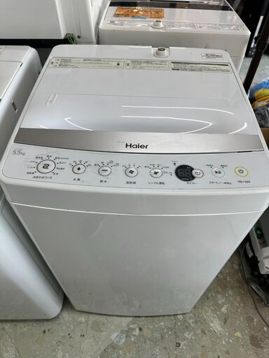 新生活SALE　ハイアール　5.5キロ　洗濯機　2018年製　リサイクルショップ宮崎屋住吉店　23.2.16　ｙ