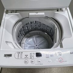 ヤマダホールディングス　全自動洗濯機　6.0kg　YWMT60H1　2021年製