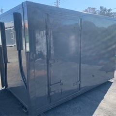 No.733 保冷バン 2ｔ 車  アルミ 箱 バイク 倉庫 トラック コンテナ 米 保管庫 物置 DIY