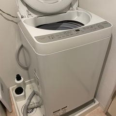 シャープ　洗濯機　ES-GE7B-W