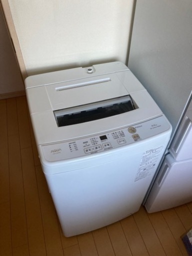 アクア 全自動洗濯機 AQW-KS6N(W) ホワイト 洗濯容量：6.0kg 2